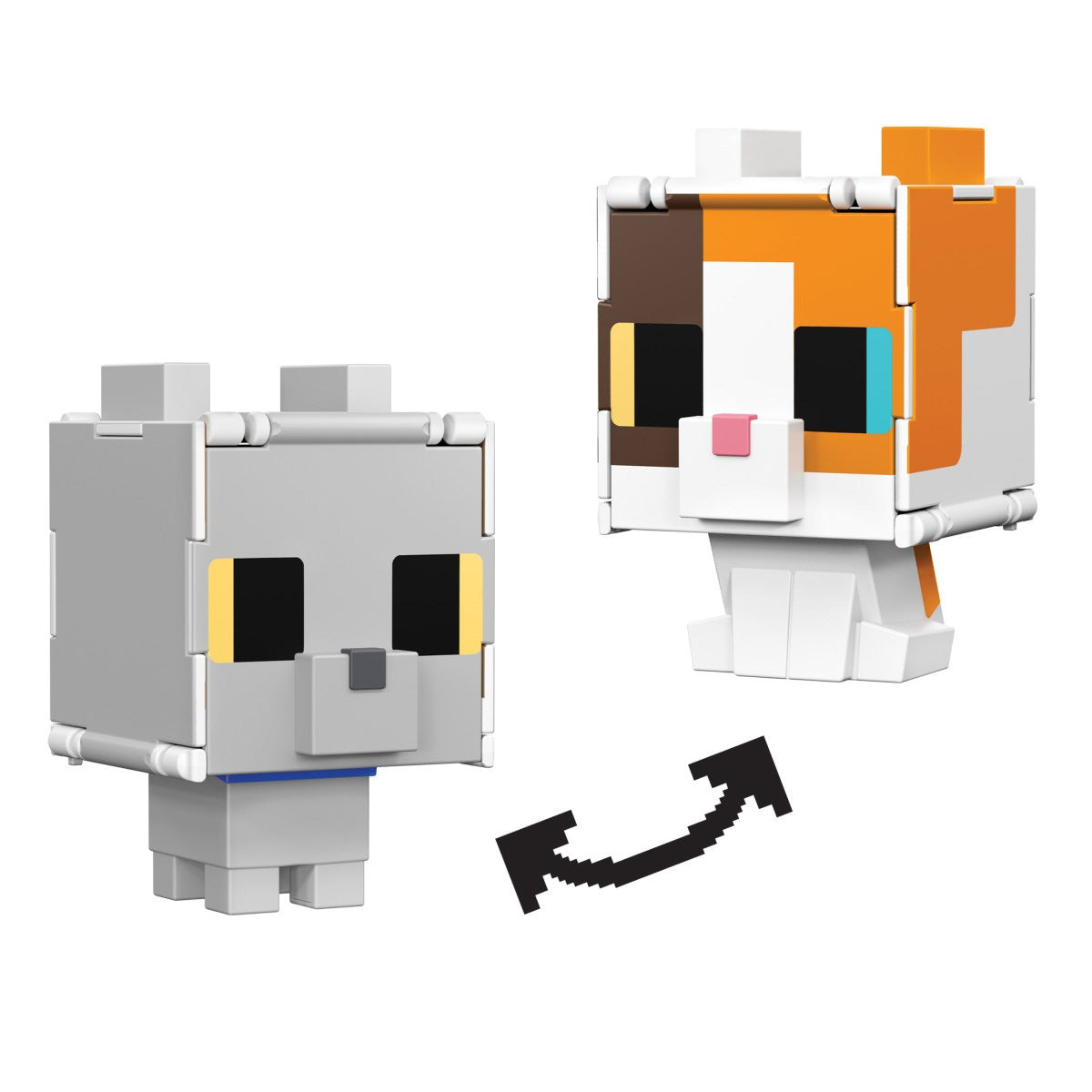 Minecraft Vanilla Figura De Accion Flippin - Gato Calicó