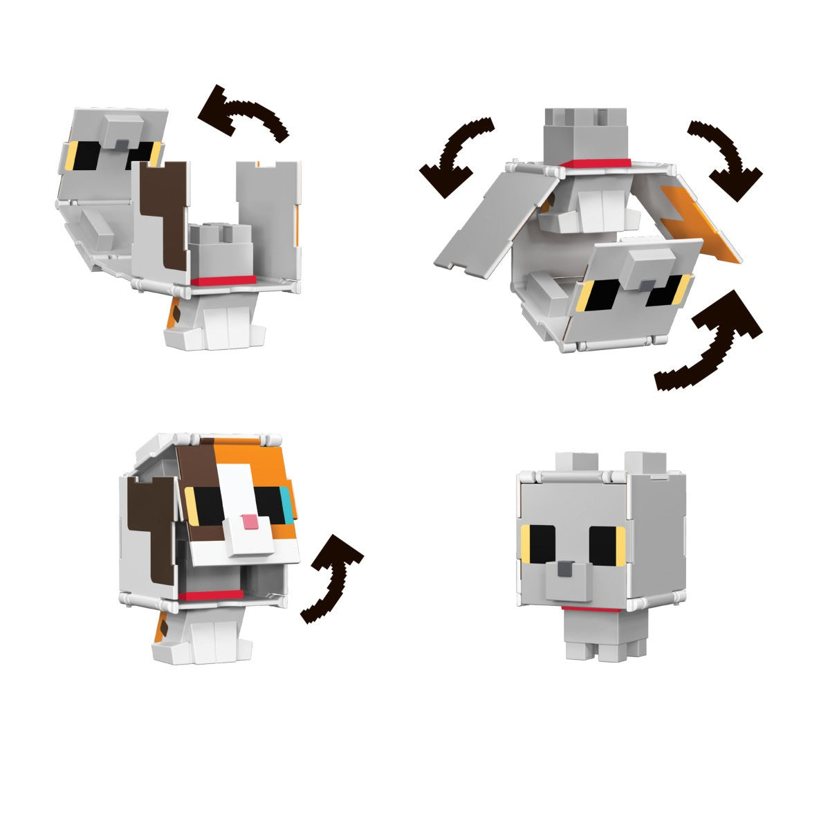 Minecraft Vanilla Figura De Accion Flippin - Gato Calicó