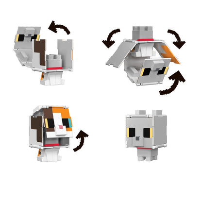 Minecraft Vanilla Figura De Accion Flippin - Gato Calicó