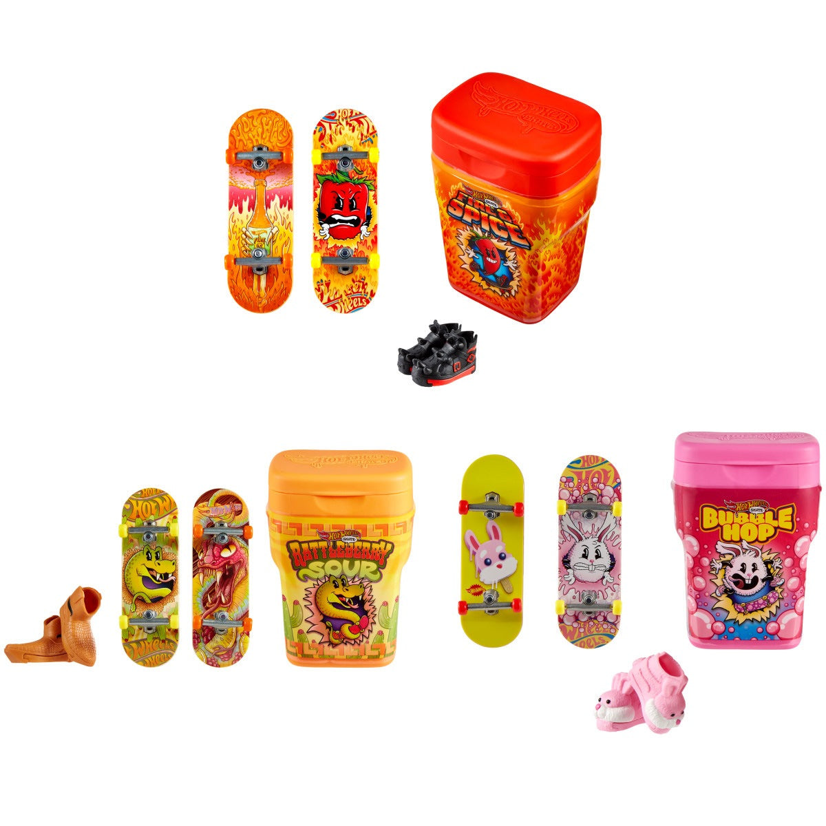 Hot Wheels Paquete De Chicles - Rattleberry Sour