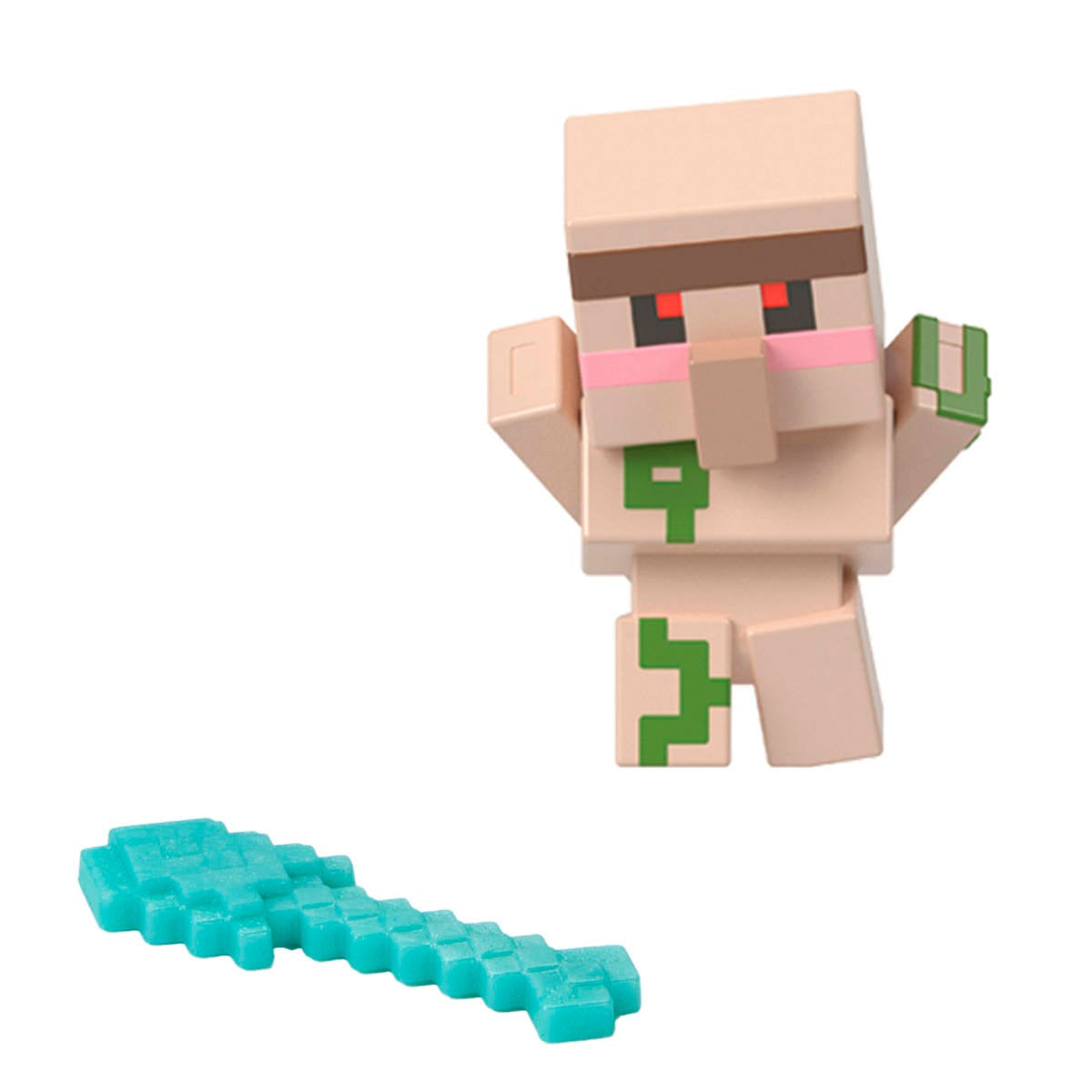 Figura De Accion Minecraft Vanilla Mini Mining - Blanco