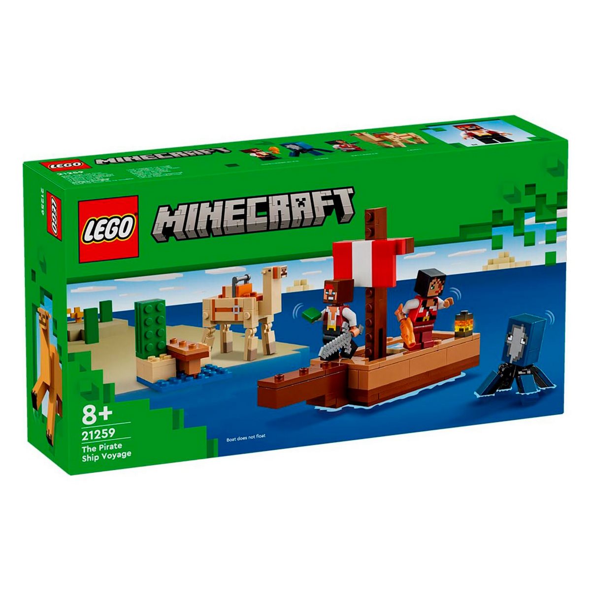 Lego Minecraft El Viaje En El Barco Pirata | Compra Online