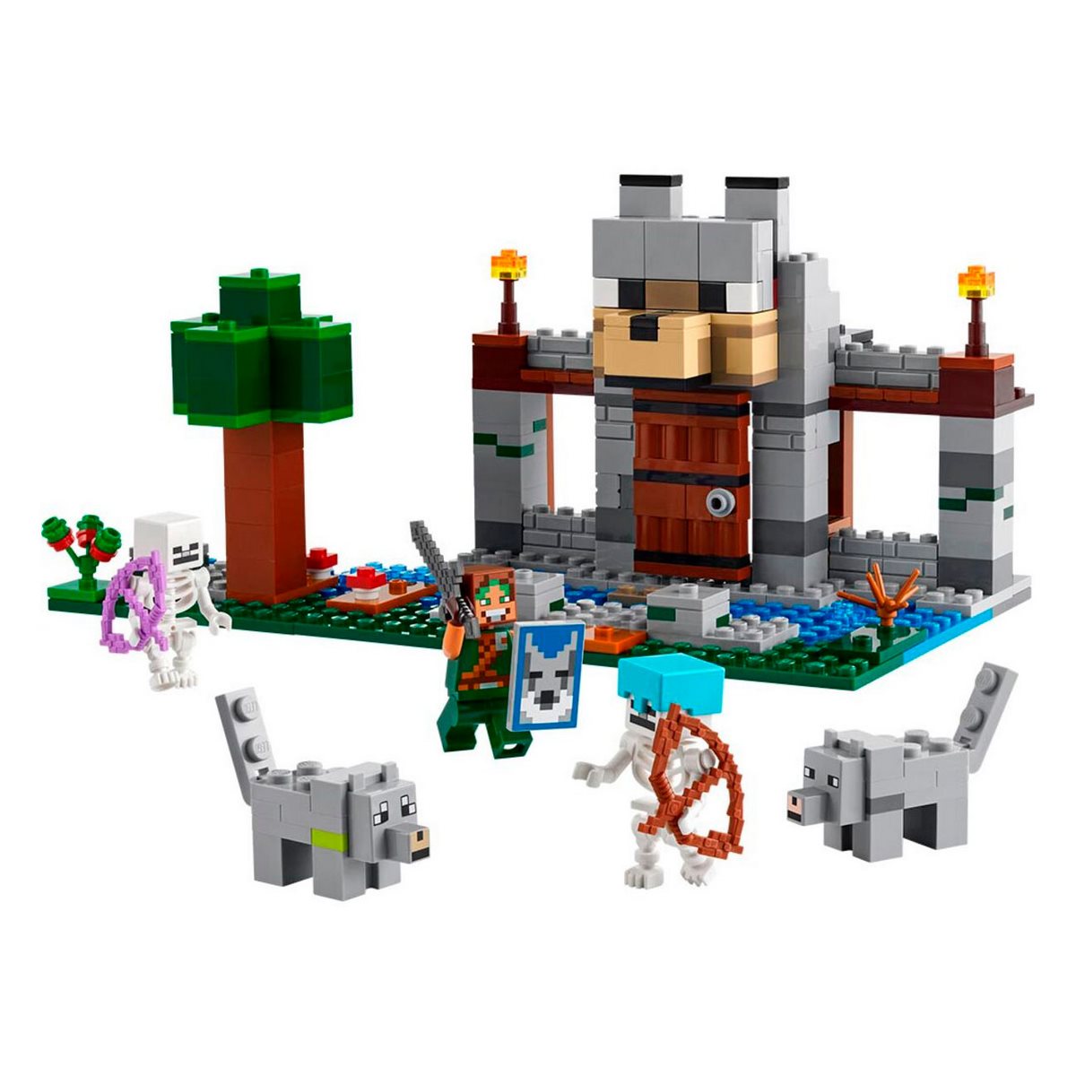 Lego Minecraft La Fortaleza-Lobo