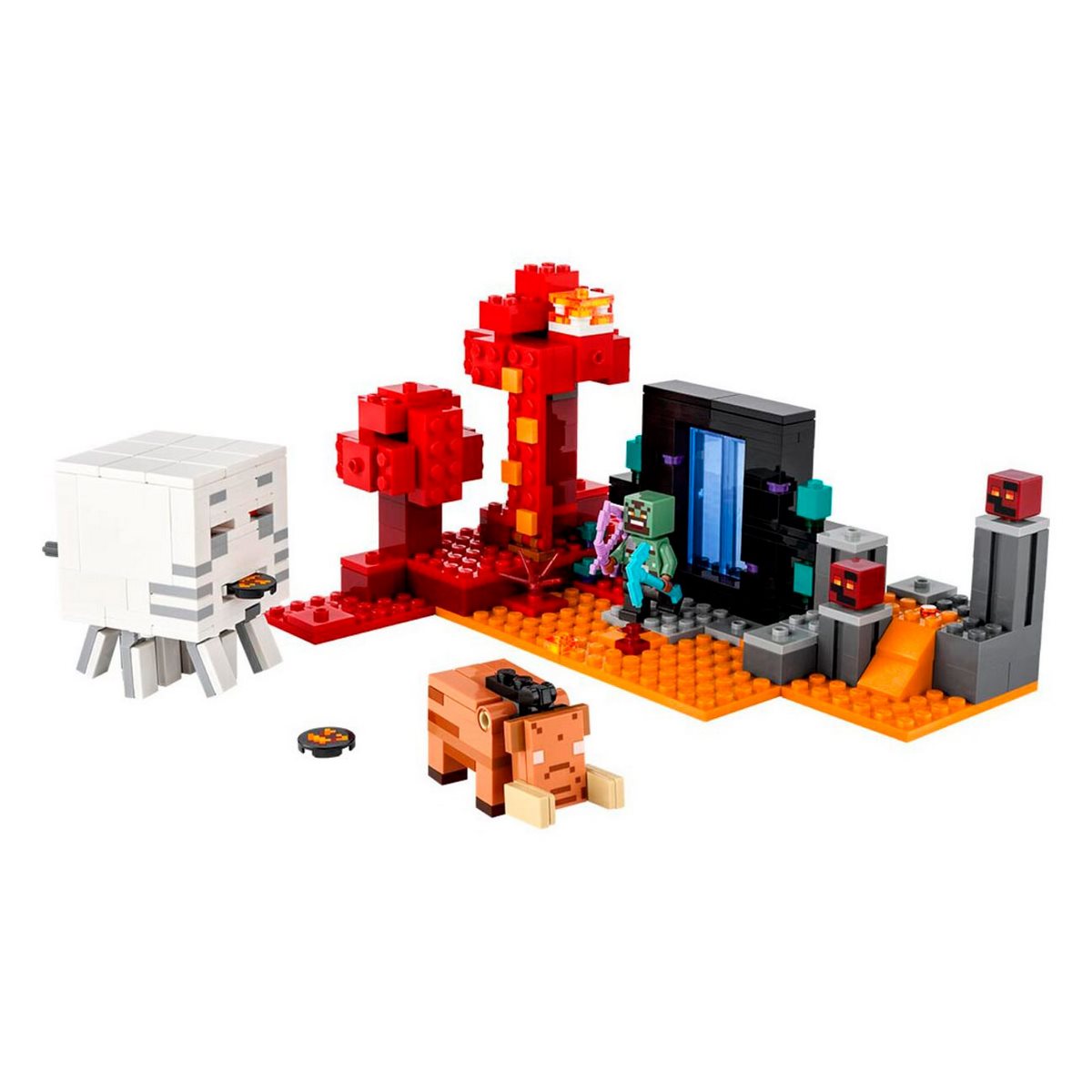 Lego Minecraft La Trampa Del Portal Del Inframundo