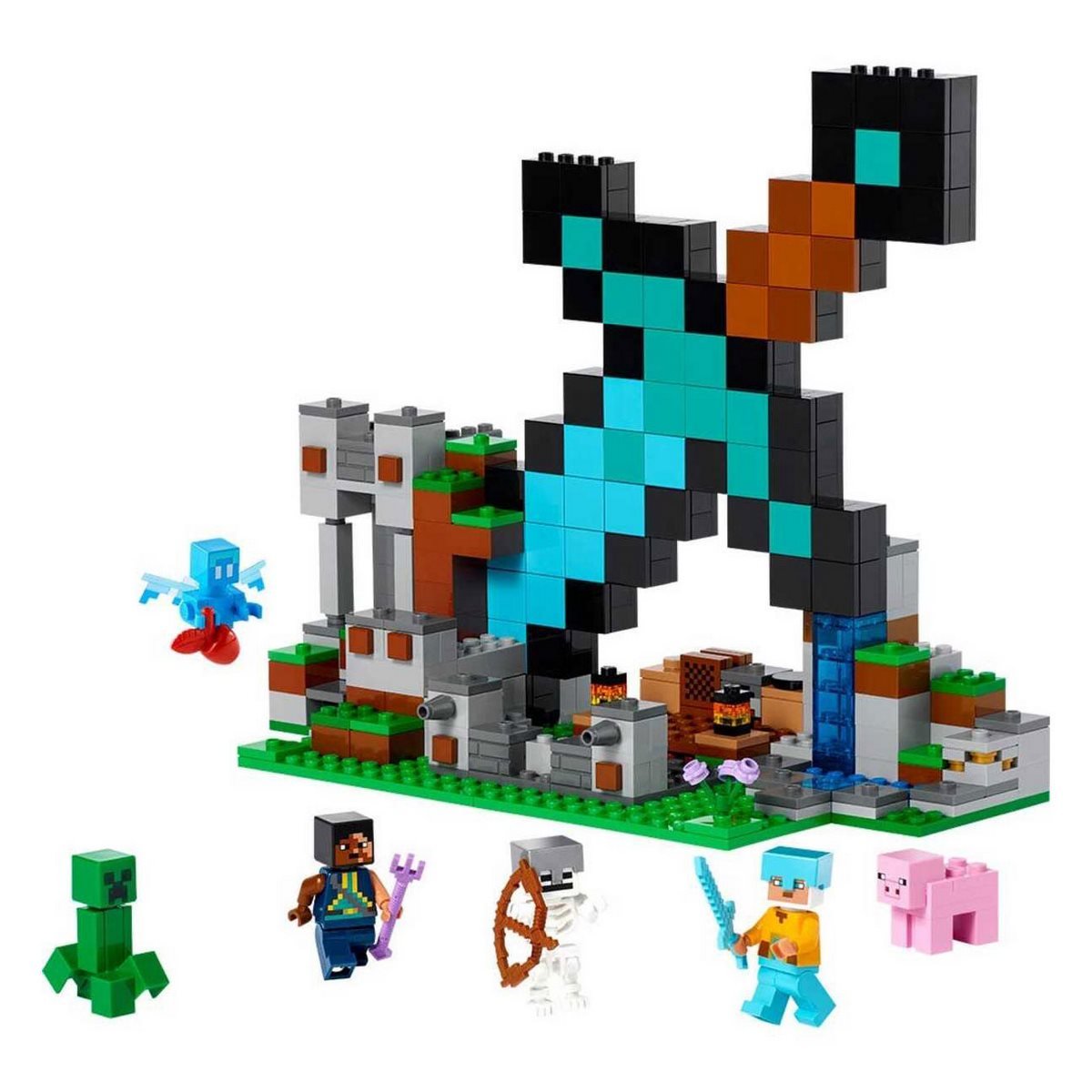 Lego Minecraft La Fortificación-Espada