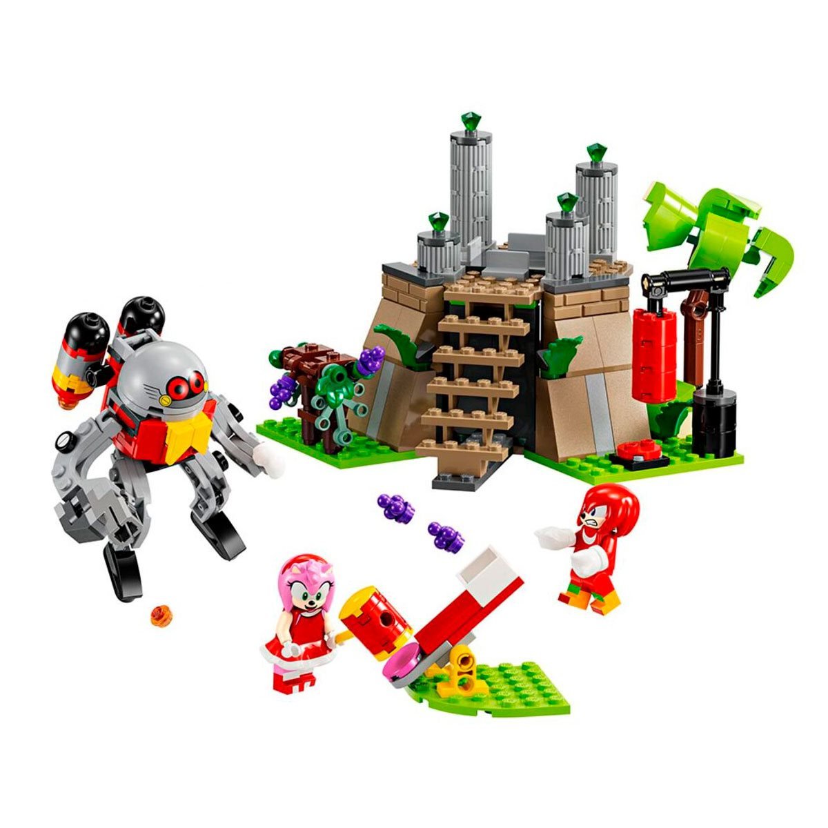 Lego Sonic Knuckles Y Santuario Master Emerald