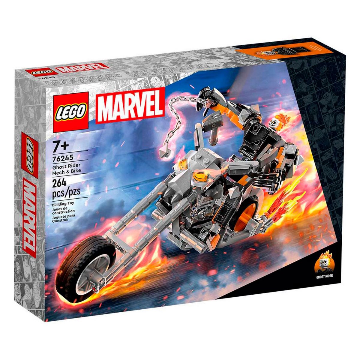 Lego Super Heroes Marvel Meca Y Moto Del Vengador Fantasma