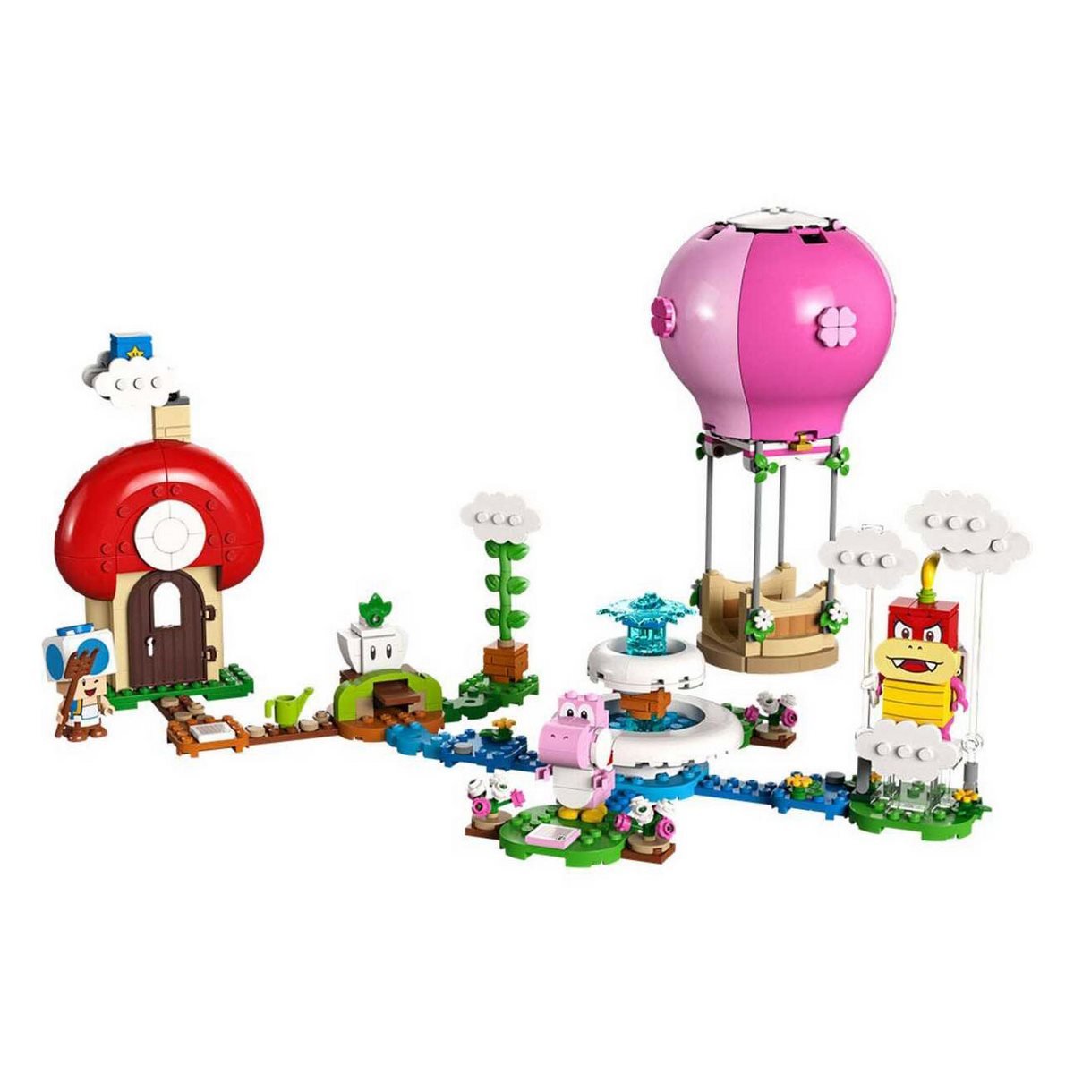 Lego Super Mario Set Exp Paseo En Globo Jardín Peach