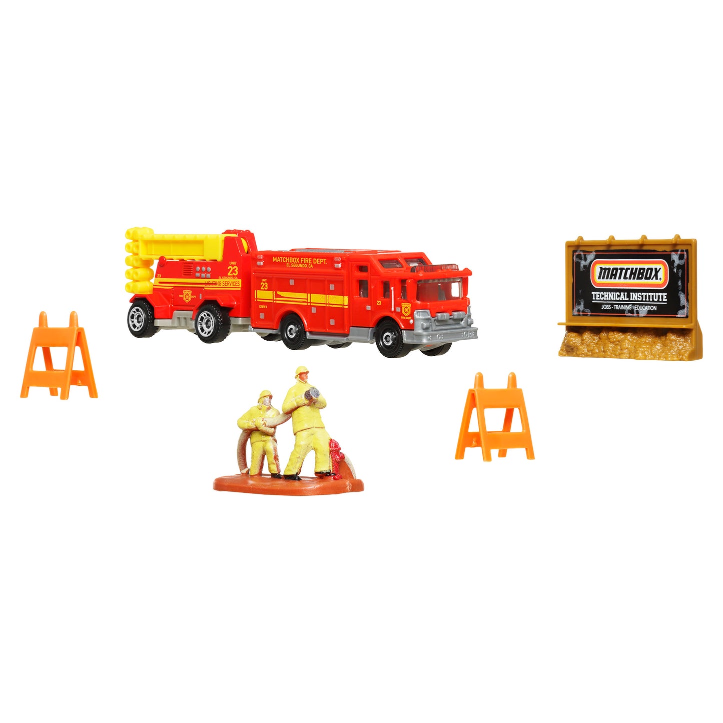 Hitch & Haul Matchbox - Rescate Del Fuego