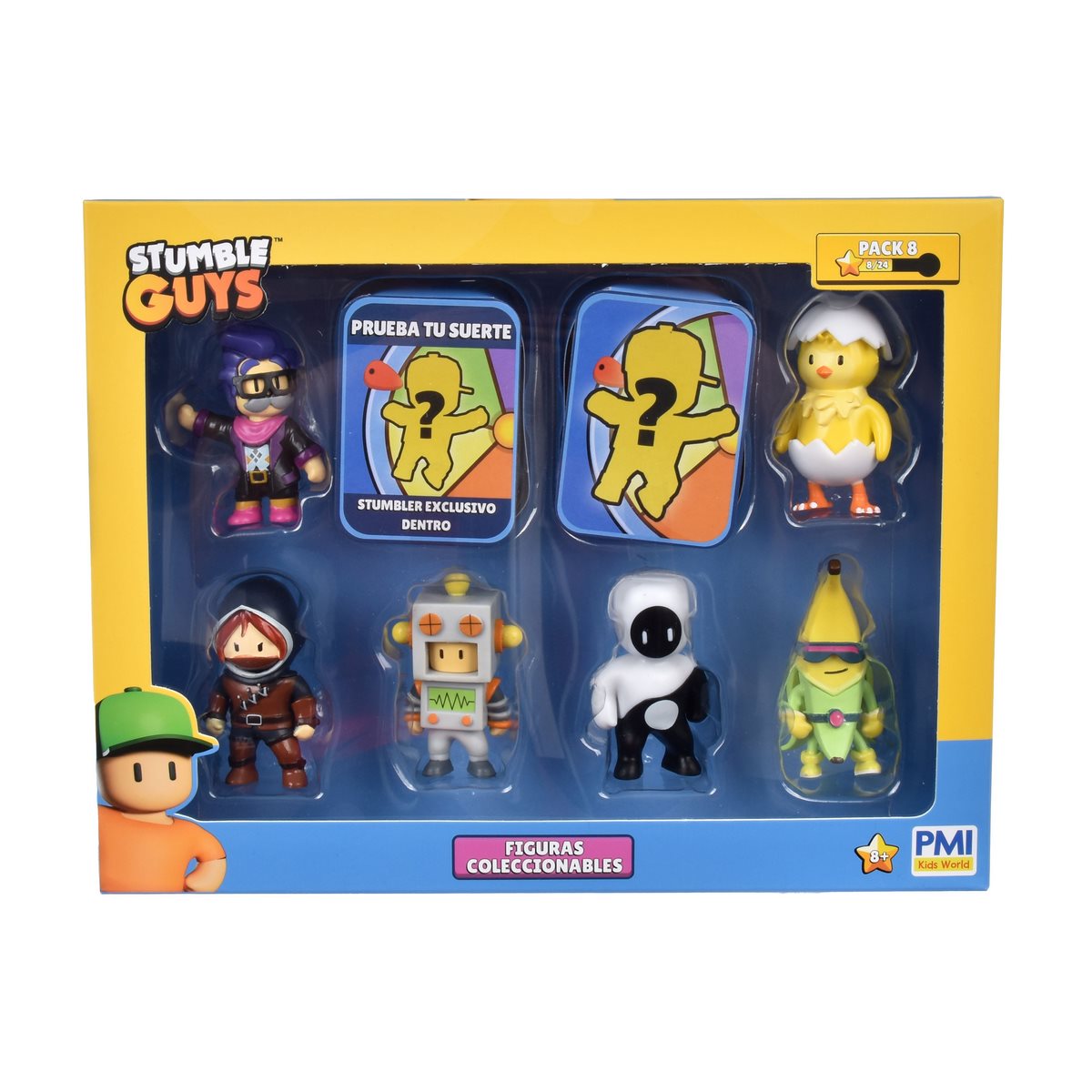 Pack 8 Figuras 5 Cms Stumble Guys - Mr.stumblebo