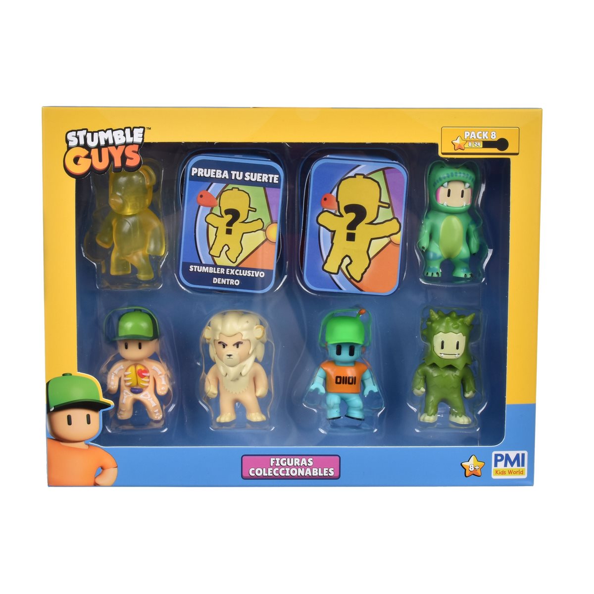 Pack 8 Figuras 5 Cms Stumble Guys - Inside Out