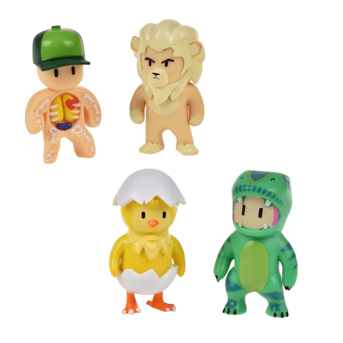 Pack 5 Figuras 5 Cms Stumble Guys - T-Rex Guy