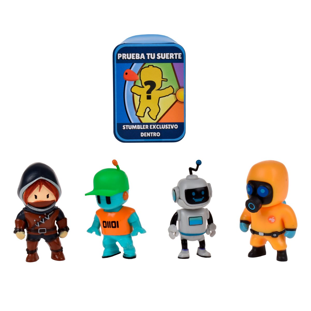 Pack 5 Figuras 5 Cms Stumble Guys - Hazmat Nbc