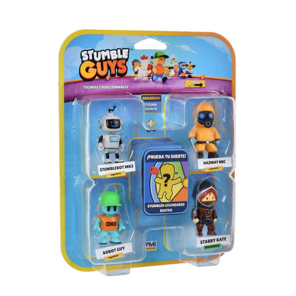 Pack 5 Figuras 5 Cms Stumble Guys - Hazmat Nbc