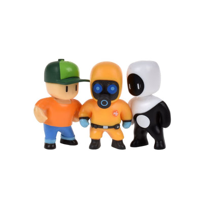 Pack 3 Figuras 5 Cms Stumble Guys - Hazmat Nbc