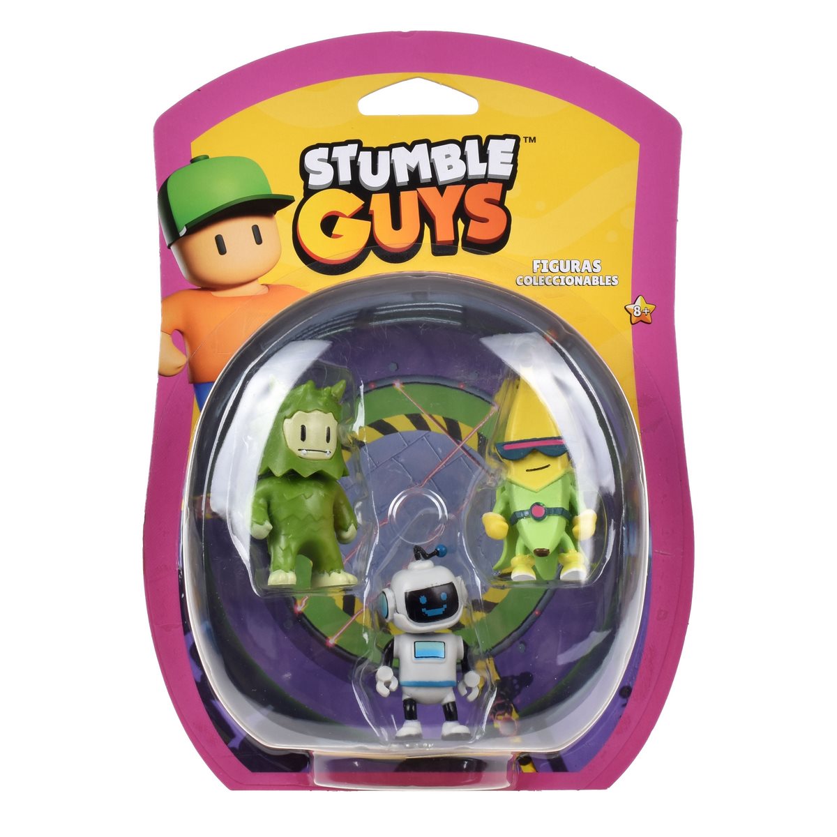Pack 3 Figuras 5 Cms Stumble Guys - Stumblebot Mk2