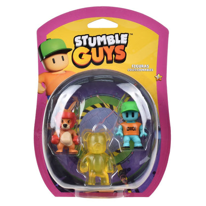 Pack 3 Figuras 5 Cms Stumble Guys - Pineapple Bear