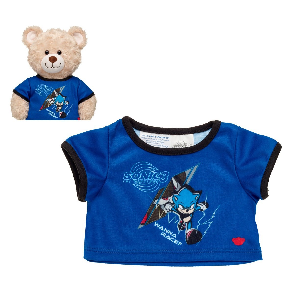 Polera Sonic 3 Build-A-Bear