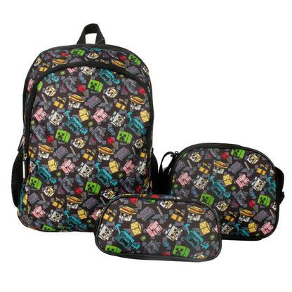 Set Juvenil 3 Piezas Minecraft