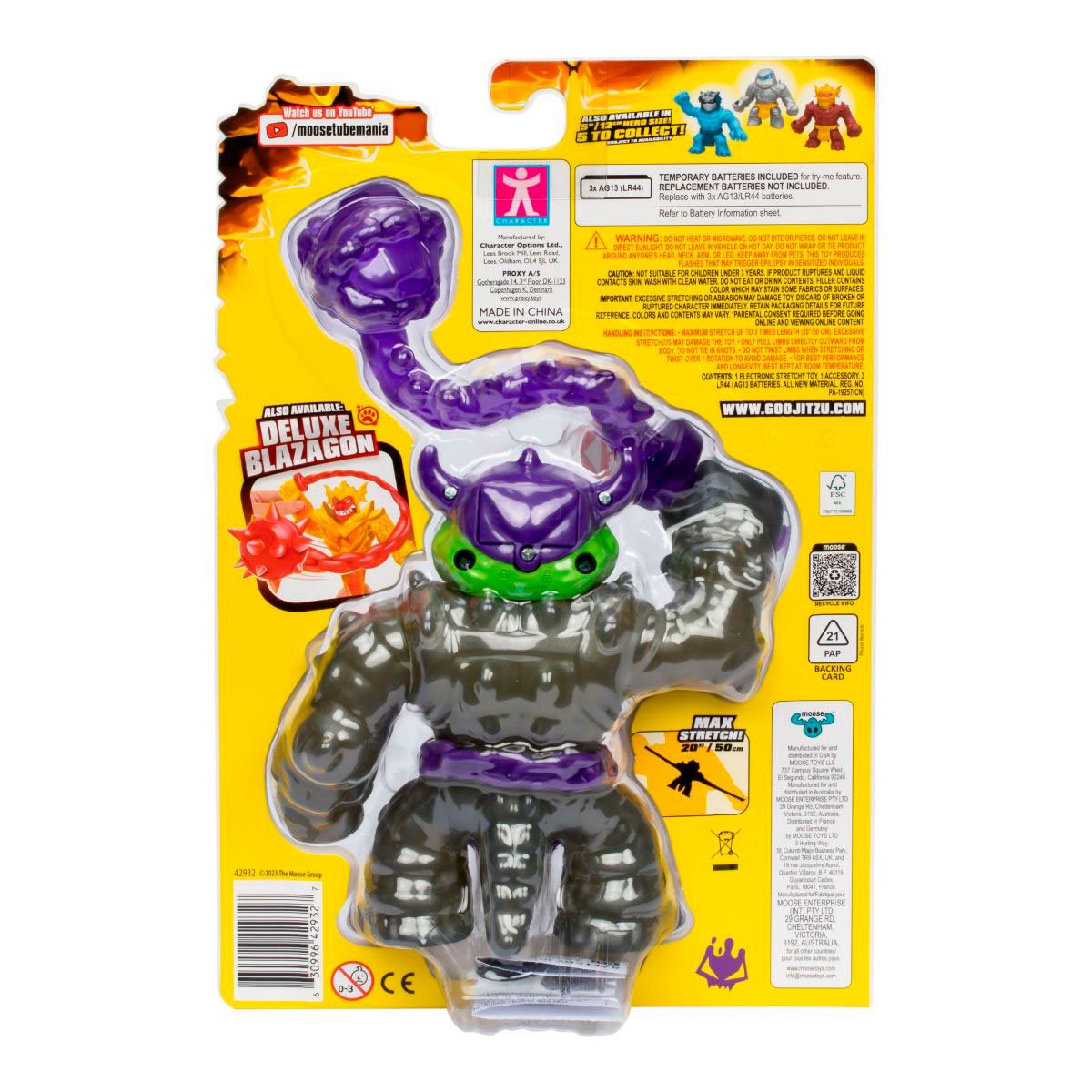 Goo Jit Zu Stretch Strikers De Lujo - Rock Jaw