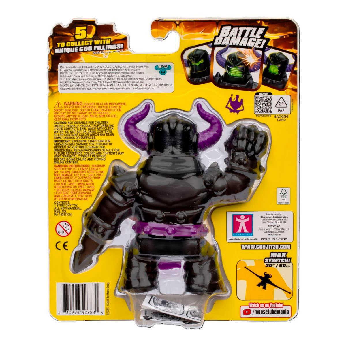 Goo Jit Zu Stretch Strikers - Black Knight Orbitox