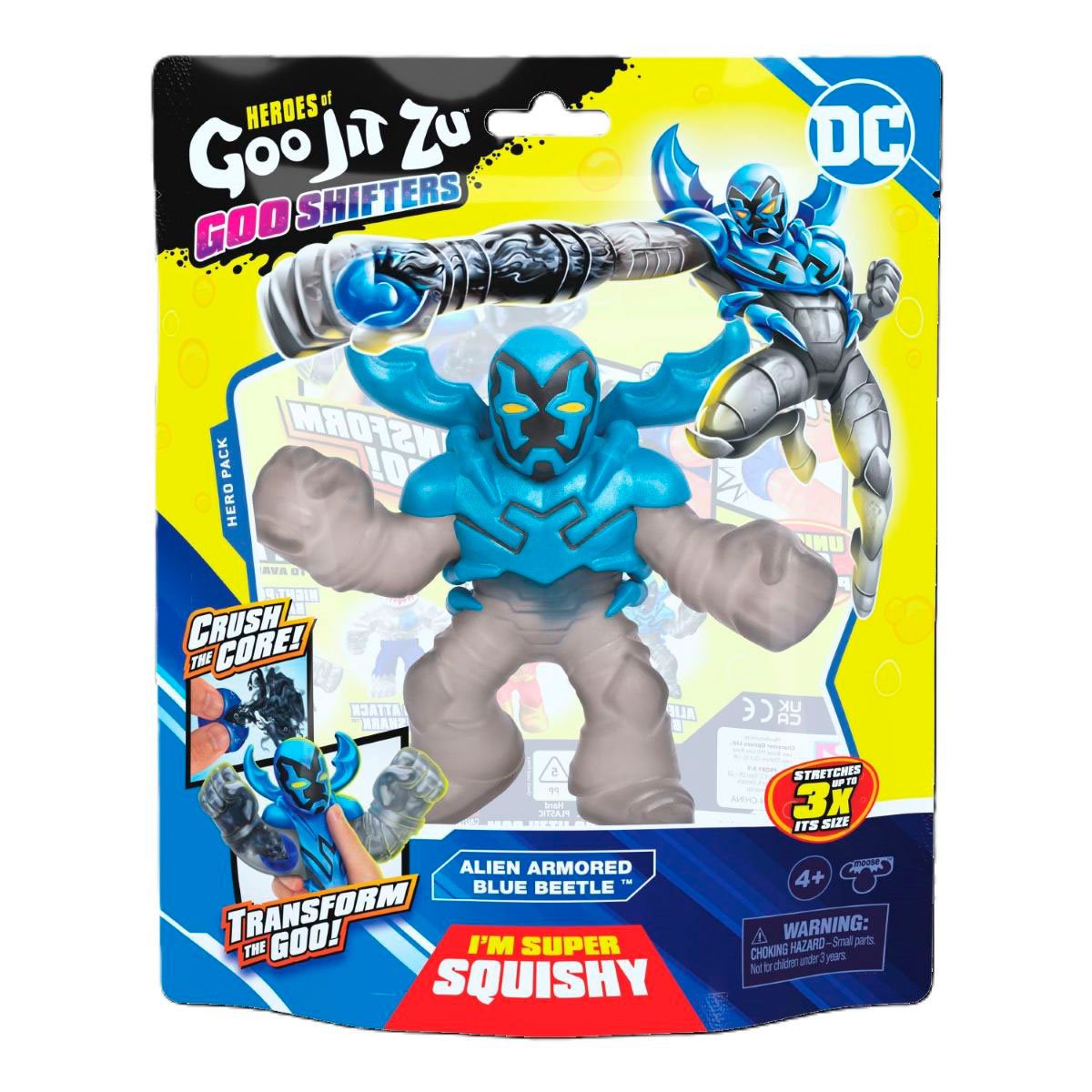 Goo Jit Zu Dc Goo Shifters  Superheroes - Alien Armored Blue Beetle