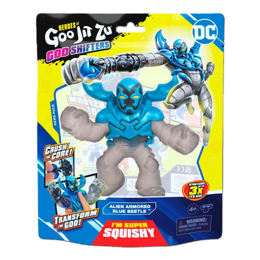 Goo Jit Zu Dc Goo Shifters  Superheroes - Alien Armored Blue Beetle