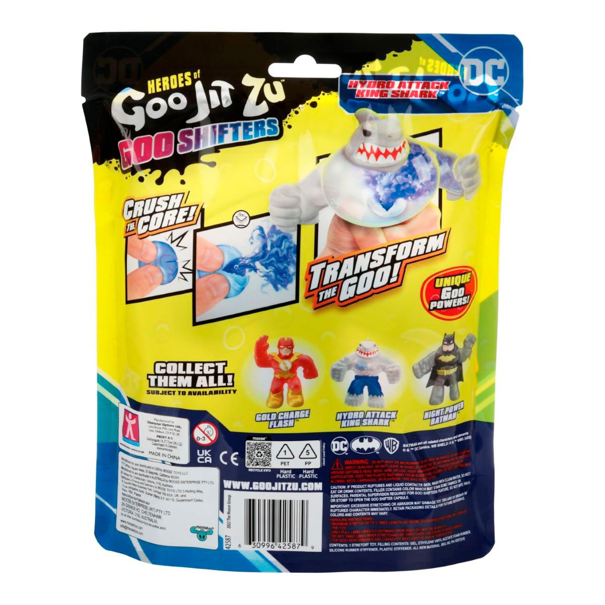 Goo Jit Zu Dc Goo Shifters  Superheroes - Alien Armored Blue Beetle