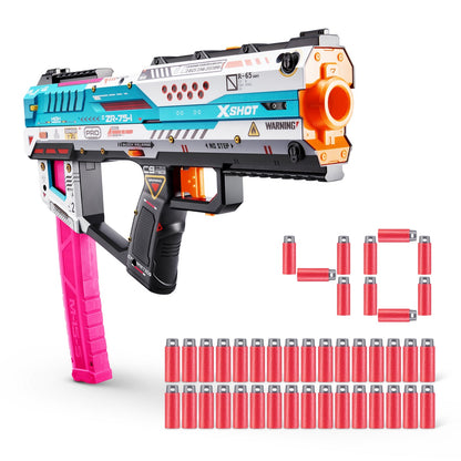 Lanza Dardos Skins Pro Series Fury-X Blaster Con 40 Dardos X-Shot