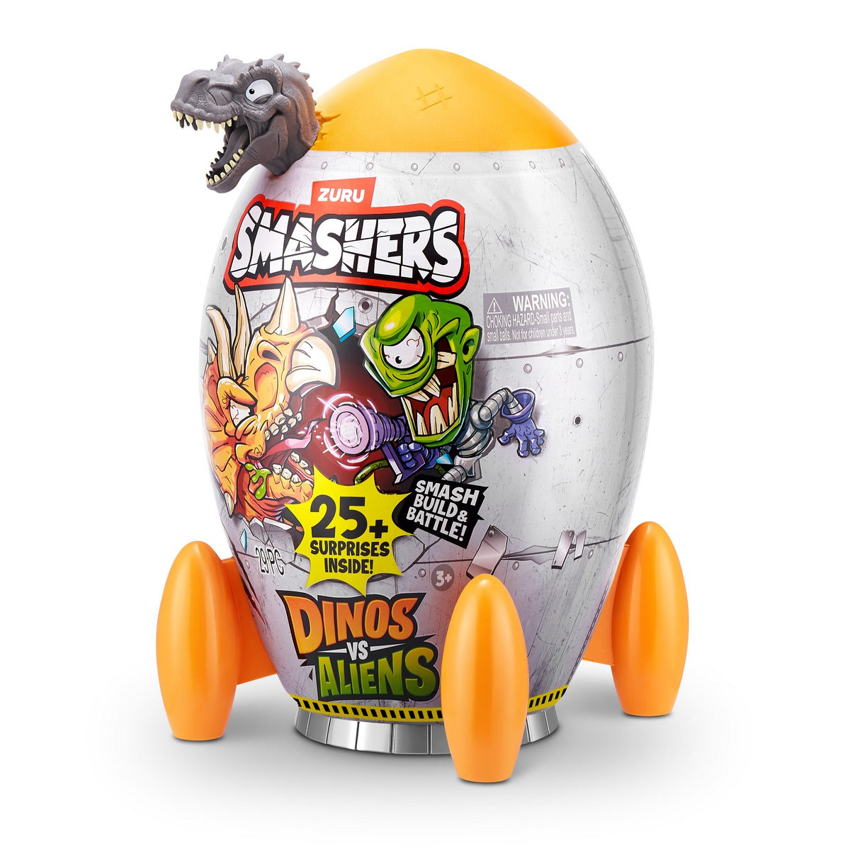 Huevo Smashers Dinosaurios V/S Aliens De Zuru