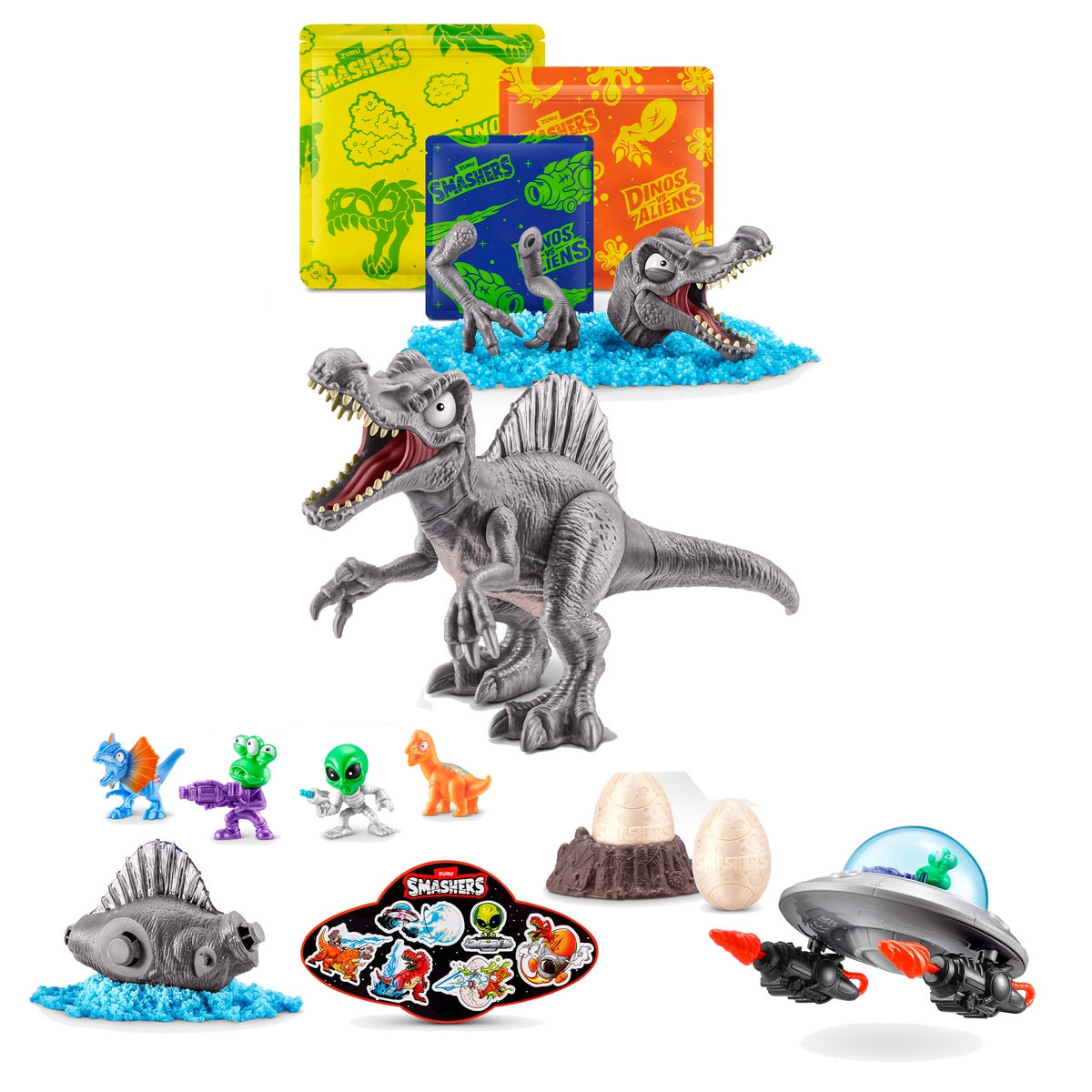 Huevo Smashers Dinosaurios V/S Aliens De Zuru