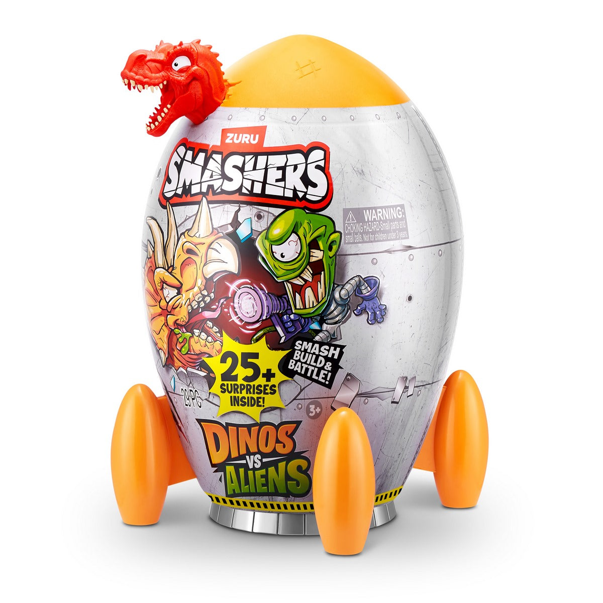Huevo Smashers Dinosaurios V/S Aliens De Zuru