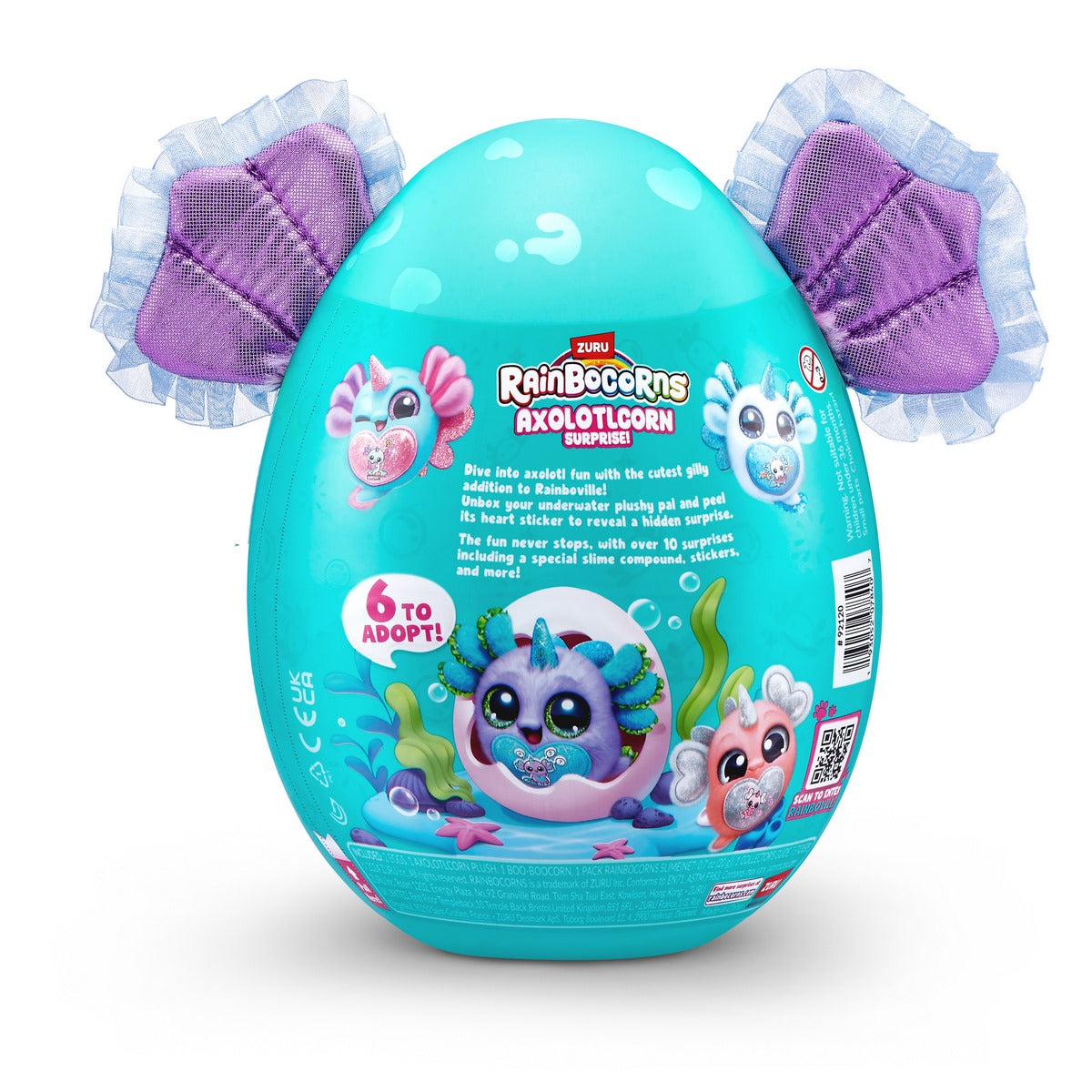 Peluche Axolotlcorn Rainbocorns