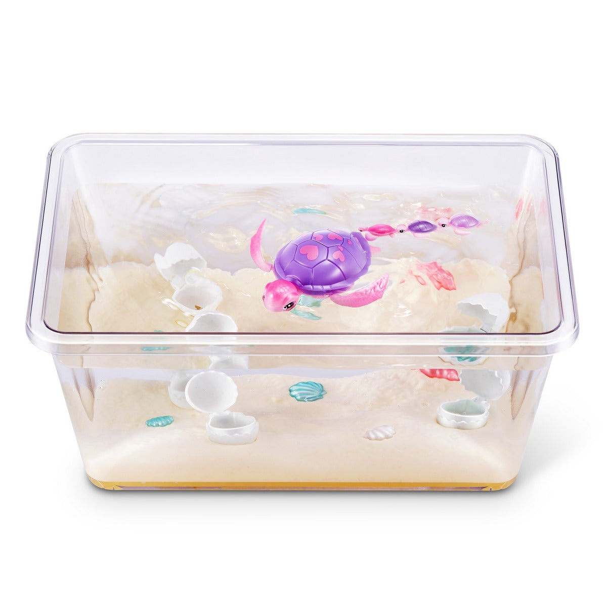 Mamá Y Bebe Tortuga Sorpresa Pets Alive De Zuru