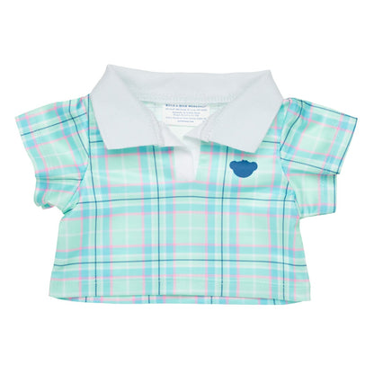 Polera Escosesa Con Cuello Build-A-Bear