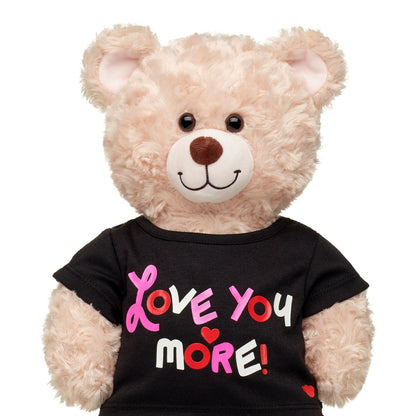 Polera Negra Love You More Build-A-Bear