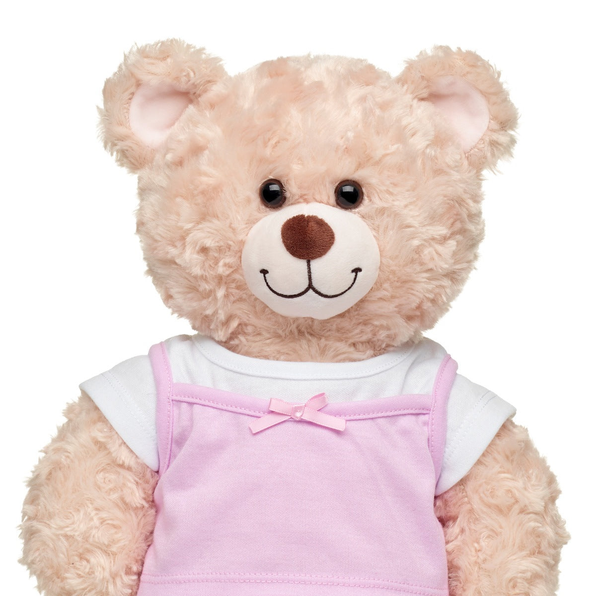 Polera Blanca Con Rosa Build-A-Bear