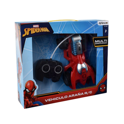 Vehículo Forma Araña Radio Controlado De 20 Cms Spiderman