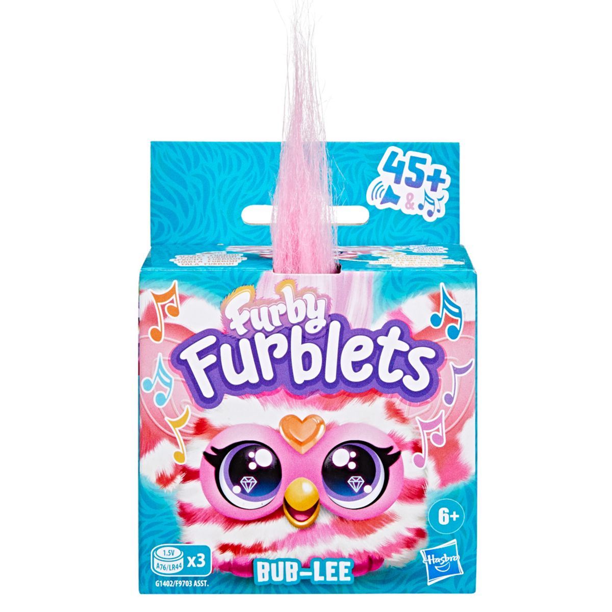 Mini Peluche Furby Furblets - Bub - Lee