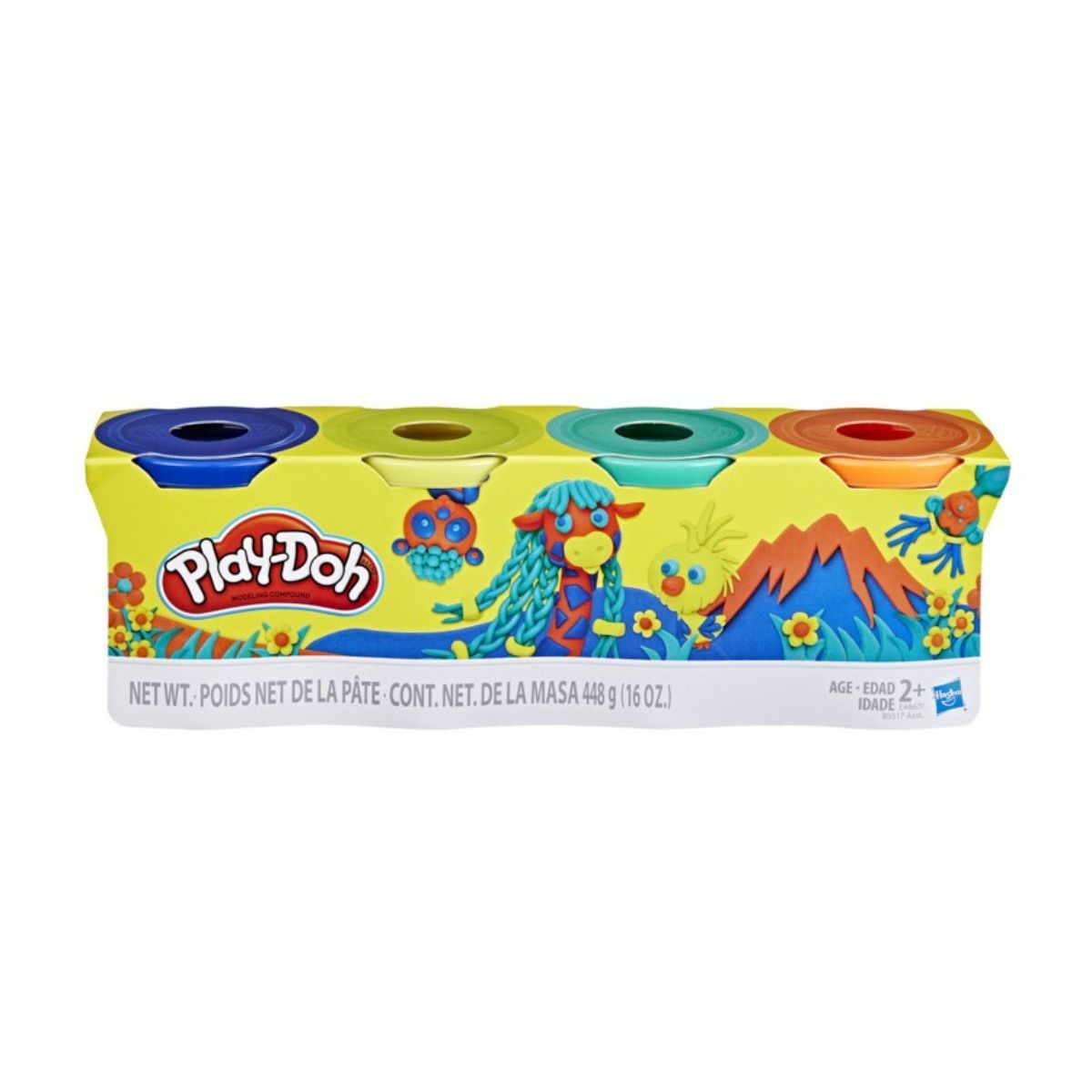 Pack De 4 Masas Play Doh - Naturaleza