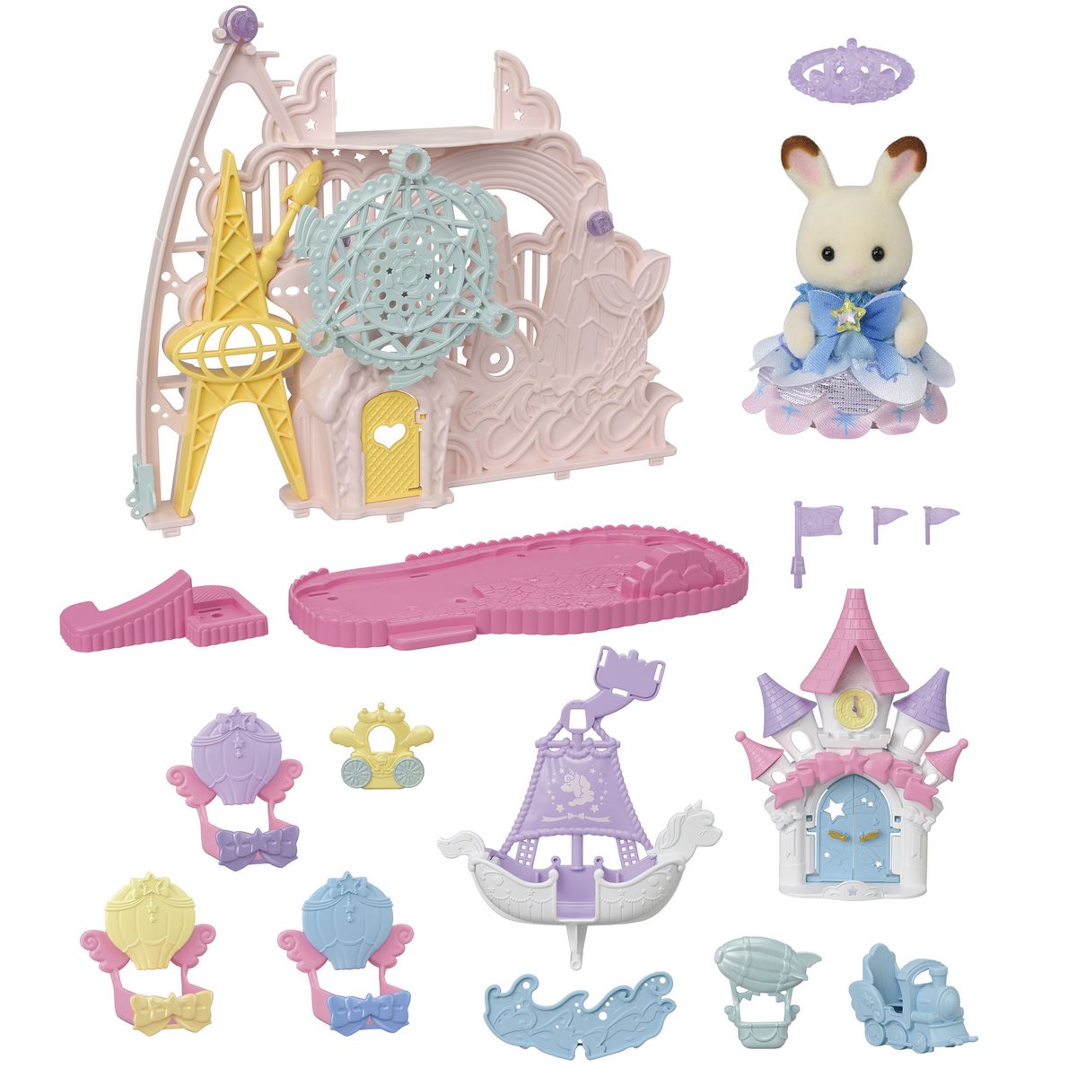 Parque De Atracciones Con Figura Sylvanian Families