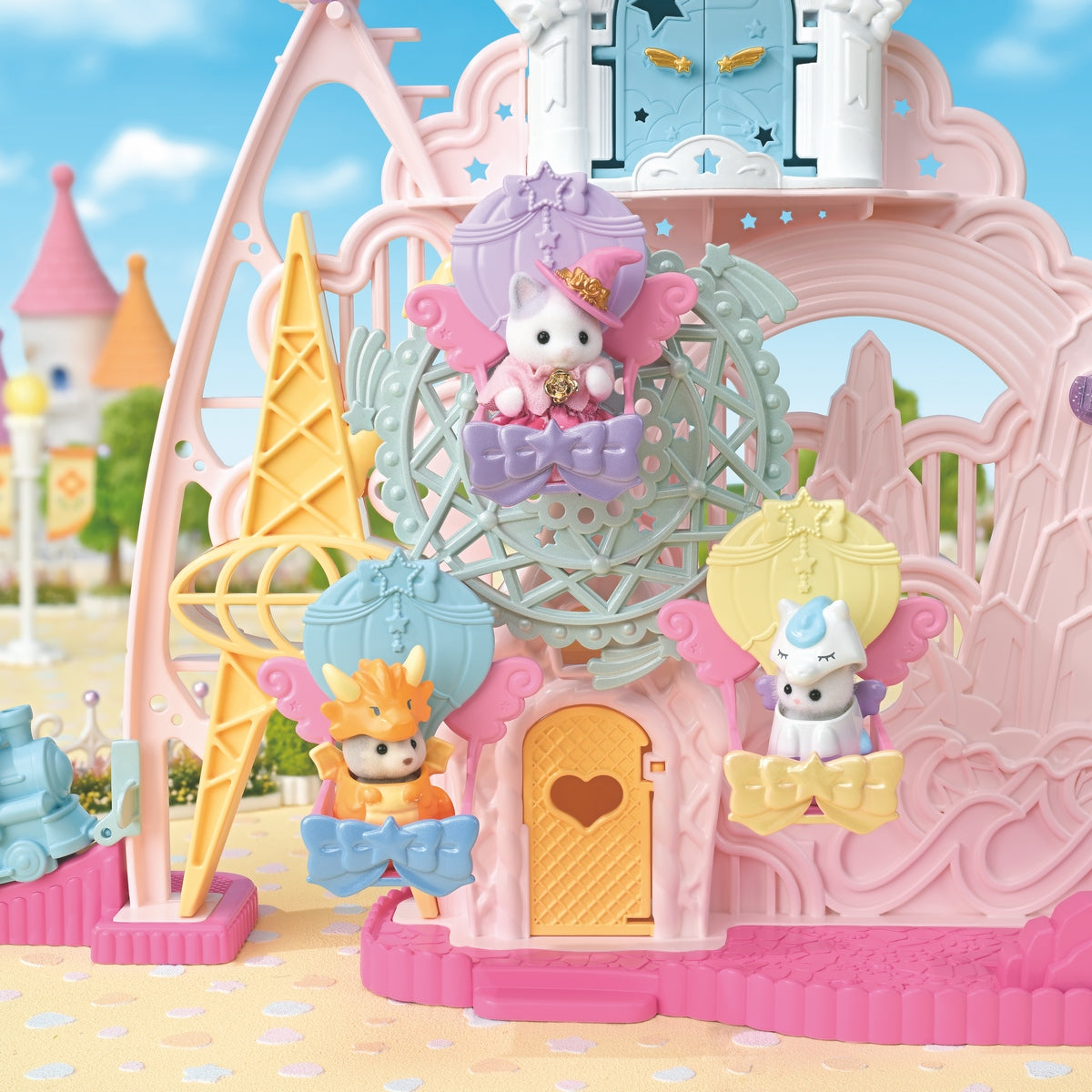Parque De Atracciones Con Figura Sylvanian Families