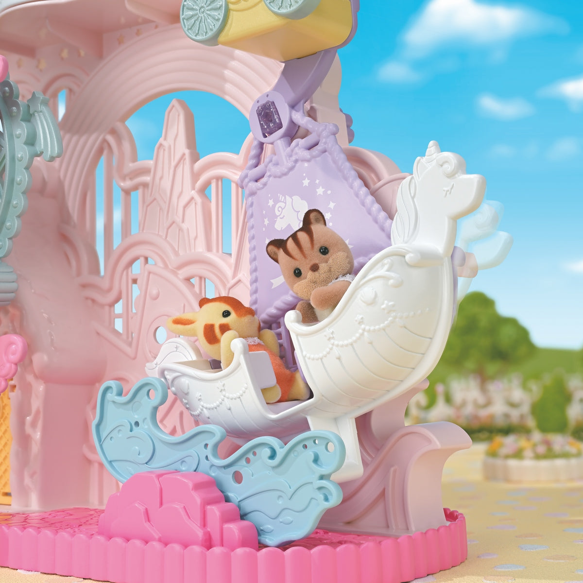 Parque De Atracciones Con Figura Sylvanian Families