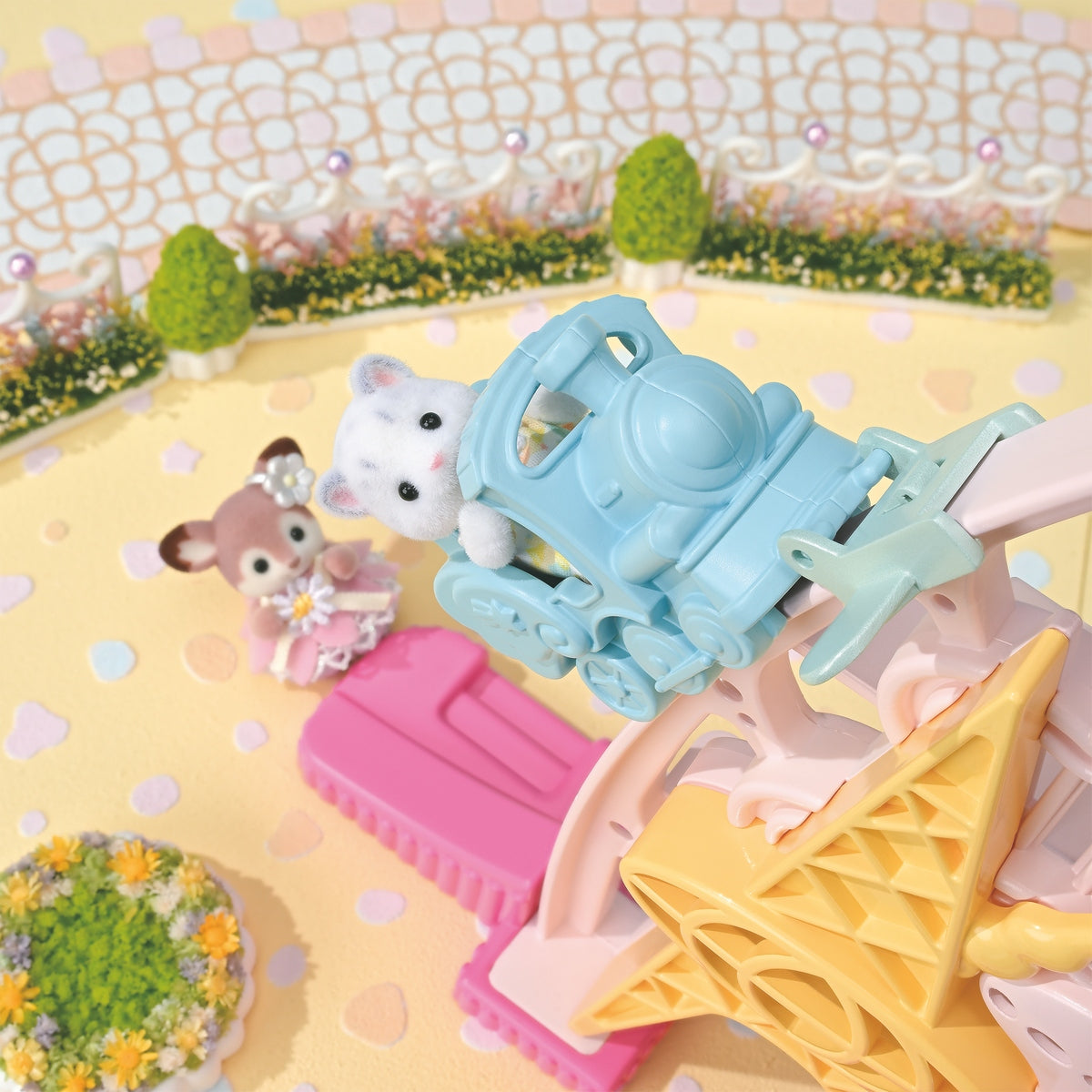 Parque De Atracciones Con Figura Sylvanian Families