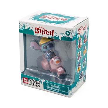 Vehiculo Con Figura Stitch Pullback - Stitch Motocicleta Rosa