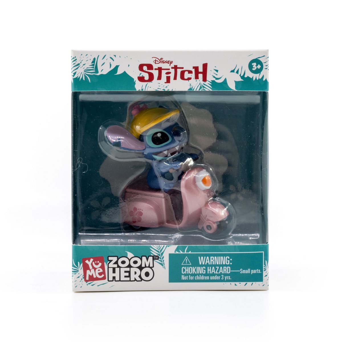 Vehiculo Con Figura Stitch Pullback - Stitch Motocicleta Rosa