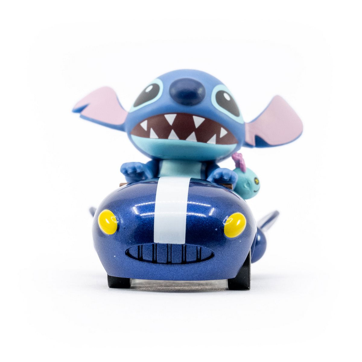 Vehiculo Con Figura Stitch Pullback - Stitch Automovil Azul