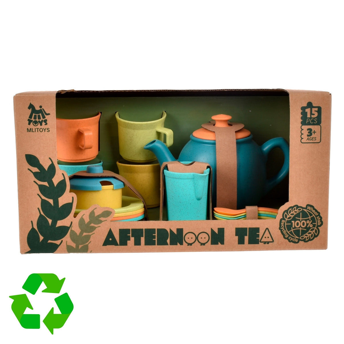Set De Te Ecologico 15 Piezas