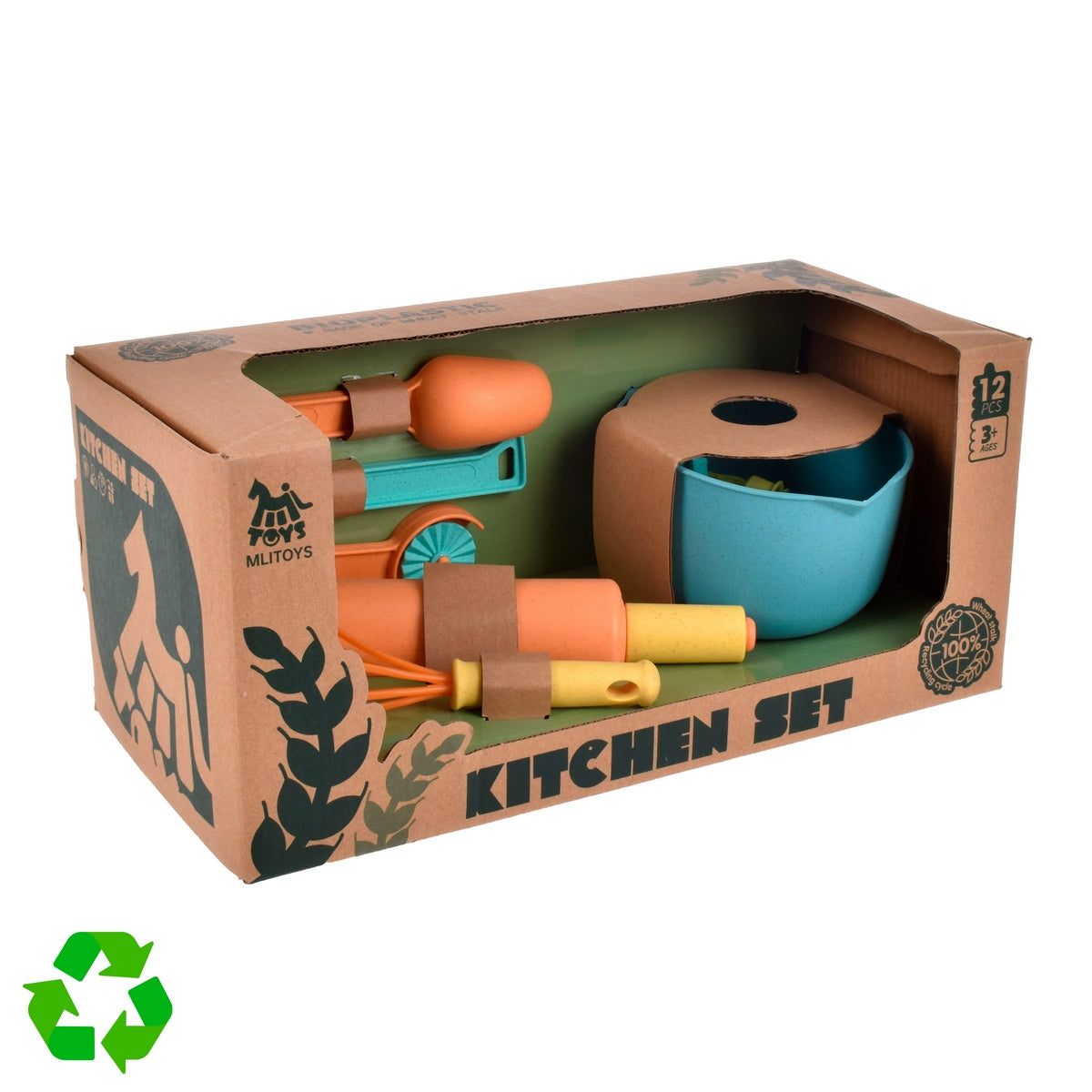 Set De Cocina Ecologico 12 Piezas