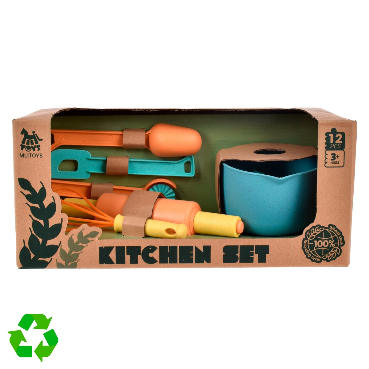 Set De Cocina Ecologico 12 Piezas